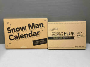 カレンダー 2冊セット Snow Man ジャニーズJr. BLUE Travis Japan 7 MEN 侍 IMPACTors Jr.SP Fresh Johnnys’Jr. 2022.4-2023.3