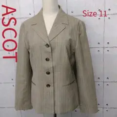 ASCOT グレンチェック テーラードジャケット Size 11