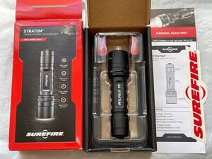 ★新品未使用！SUREFIRE シュアファイアー S2-STRATUM 5/50/160ルーメン タクティカルライト S2-BK-WH