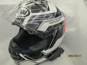 ★中古品★ Arai アライ フルフェースヘルメット VECTOR X インカム SENA 57 58cm【他商品と同梱歓迎】