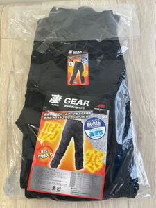 新品未使用　防寒パンツGEAR Lサイズ 防水パンツ ブラック