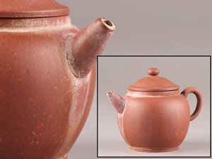 中国古玩 唐物 煎茶道具 朱泥 紫泥 紫砂壷 茶壷 急須 時代物 極上品 初だし品 D0326