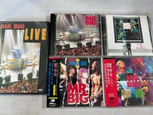 MR.BIGミスタービッグ LIVEアルバムCD&DVD5枚セット Live At Budokan/RAW LIKE SUSHIⅡ/RAW LIKE SUSHI Ⅲ JAPANDEMONIUM/LIVE CD&DVD