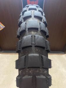 中古MCタイヤ 2022年製造 MICHELIN ANAKEE WILD 120/80-18 ミシュラン アナキー 120 80 18 3722 K5582