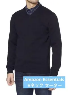 Amazon Essentialsセーター Vネック メンズ　Sサイズ