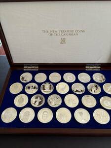 1988年イギリス領ヴァージン諸島　沈没船の宝物カリビアンコイン・シリーズ　銀貨25枚セット
