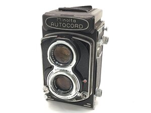 Minolta AUTOCORD / VIEW-ROKKOR 1:3.2 f=75mm / 1:3.5 f=75mm 二眼レフカメラ ジャンク 中古【UW110337】●