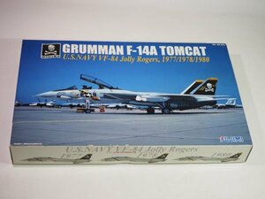 ☆A9718☆未組立★フジミ 1/48 グラマン F-14A トムキャット VF-84 ジョリーロジャース 1977 1978 1980 FUJIMI アメリカ海軍艦上戦闘機