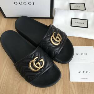 極美品　GUCCI グッチ　マーモント　メンズ　サンダル　サイズ7 26〜26.5㎝　