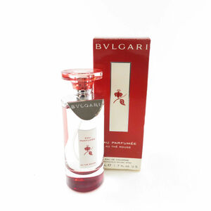 １円 BVLGARI ブルガリ Eau Parfumee au The Rouge オ パフメ オーテルージュ 香水 50ml コロン フレグランス 廃盤 レア 残量多