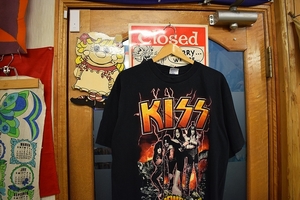 グッドプリント◎2000sビンテージAllsportオールスポーツボディKISSキッスミュージックプリントTシャツXL黒ブラックアメカジh25232