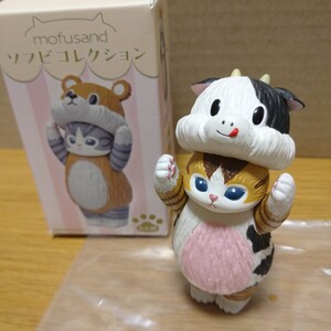 mofusand モフサンド ソフビ コレクション マスコット フィギュア 着ぐるみ 丑 牛 猫 動物 置物 飾り cat sofubi figure collection ②