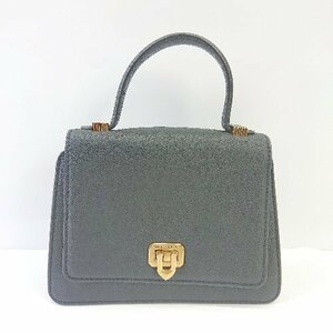 ◇ CHARLES & KEITH チャールズ＆キース 2WAY ミニサイズ ハンド ショルダーバッグ ブラック レディース E