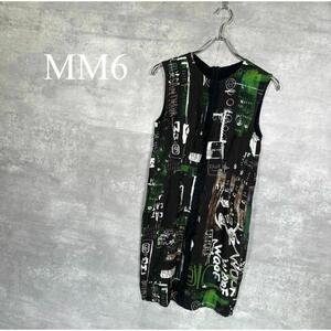 『MM6』エムエムシックス (38) プリント ワンピース