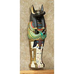 アヌビスの棺　エジプトオブジェ古美術置物古代エジプト装飾品インテリア装飾品飾り小物アクセント雑貨ホームデコ装飾ウォールアクセント