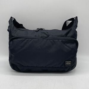 ★BN2983●PORTER ポーター フラッシュ ショルダーバッグ 689-05938 ブラック ナイロン 肩掛け 斜め掛け