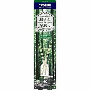 サワデー香るスティック おそとの香り 芳香剤 部屋用 ルームフレグランス リードィフューザー すっきりとした深い森の香り 詰め替え用 70ml