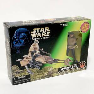 スターウォーズ フィギュア スピーダーバイク With ルーク 痛みあり 1997年発売 中古品 Star Wars Speeder Bike with Luke Skywalker