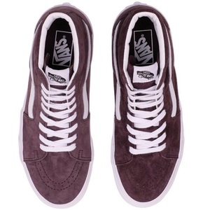 ■ バンズ スケート ハイ ピッグスエード ワイン/ホワイト 新品 28.5cm US10.5 VANS SK8-HI PIG SUEDE VN0A5JMJBEF