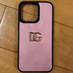 Dolce & Gabbana iPhone13Pro用ケース ピンク DGロゴ