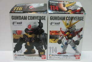 FW GUNDAM CONVERGE　ガンダムコンバージ　114・ビルドバーニングガンダム　116・グリモア　2個セット