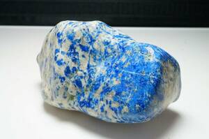 希少!在庫僅か！昔の在庫なので上質品!藍色が綺麗な上質アフガニスタン産ラピスラズリ（ラピス）特大原石/244g