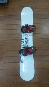 K1086 GRAY 145cm(素人メジャー採寸) スノーボード＆バインディング SALOMON フリースタイル/SNOWBOARD/グレイ/ サロモン 現状品 