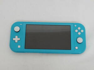 059C206F◆Nintendo Switch Lite 本体のみ ターコイズ ニンテンドー スイッチ ライト 中古 動作OK ※左スティック不良