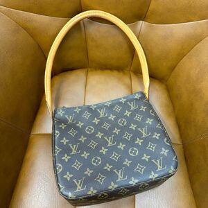 【1円出品】LOUIS VUITTON ルイヴィトン モノグラム ルーピングMM M51146 ハンドバッグ ショルダーバッグシリアルFL0092