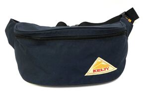 KELTY ケルティ ボディバッグ ウエストバッグ ネイビー 大容量 ナイロン ウエストバッグ 良品 227201