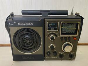 オーディオ機器　ラジオ　その1　National Panasonic　RF-1180　6BAND　RECEIVER　検：アンティーク　昭和レトロ