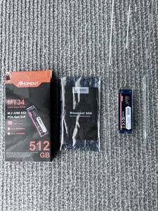 MT34 512GB NVMe M.2 2280 内蔵SSD