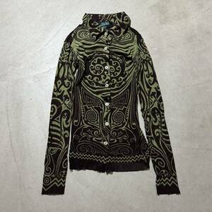 90s 00s Jean Paul Gaultier Mesh Shirt archive rare ジャンポールゴルチエ パワーネット シャツ シースルー Tシャツ アーカイブ