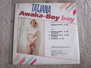 レコード　TATJANA Awaka-boy