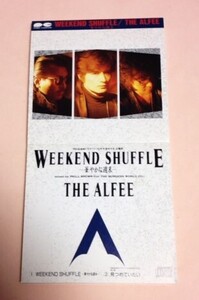 8cmCD The ALFEE 「WEEKEND SHUFFLE / 見つめていたい」 パパは年中苦労する ジャケット欠損あり