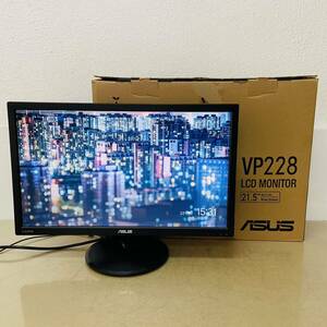 ASUS VP228 ゲーミングモニター 21.5インチ 2018年製 ディスプレイ PC周辺機器　 動作確認済み 　C276 　120サイズ発送　元箱あり