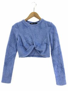 ZARA ザラ フロントツイスト カットソー sizeXS/ブルー系 ■◇ ☆ ebc6