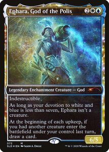 MTG ■金/英語版■ 《都市国家の神、エファラ/Ephara, God of the Polis》★FOIL★Secret Lair SLD