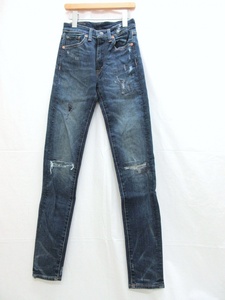 DENIM&SUPPLY RALPH LAUREN デニムアンドサプライラルフローレン ダメージデザインジーンズ 牛仔?　Jeans 25 150/64A