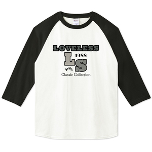 ☆Ls (Loveless) LS BEAT CR(A.L)SH BS.T (ベースボールT) COLOR:WHT×BLK.SIZE:XS～3XL ≪即決商品≫☆