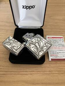 ラスト1個!! Zippo ジッポー 特殊加工 アーマー Classic Arabesque 5面加工 オイルライター ライター armor 高級