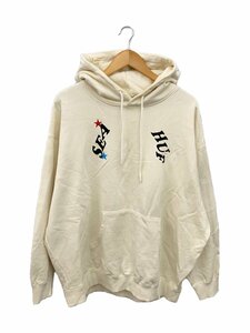 WIND AND SEA◆パーカー/L/コットン/BEG/WDS-HUF-08/HUF X WDS HOODIE