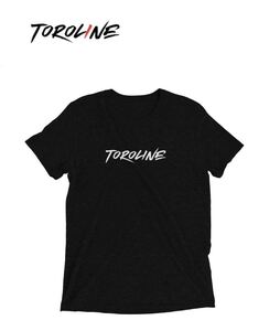 送料無料！国内未発売　TOROLINE トロライン　テニス　半袖Tシャツ　Lサイズ　ブラック　男女兼用