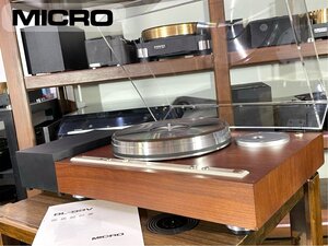 ターンテーブル MICRO BL-99V RP-99V 吸着式 ベース A-1201/輸送ネジ等付属 当社整備/調整済品 Audio Station