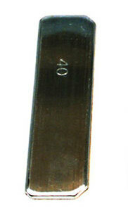 泉産業貿易 鉛製接着式バランスウェイト 単品タイプ 45g 白テープ ST NO.5-8 入数：1箱(15個)