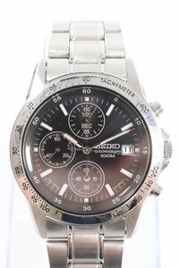 ★SEIKO セイコー CHRONOGRAPH クロノグラフ 7T92-0DW0 クオーツ デイト メンズ 腕時計 3708-TE①