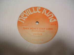 ●Reggae Lovers Lock 12inch●UNIQUE / THEY DON