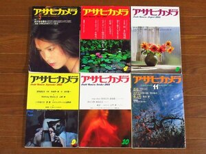 アサヒカメラ 1981～1984年 12冊 ヘルムート・ニュートン/一色一成 古手川祐子/立木義浩/沢渡朔/土門拳/他 DB5