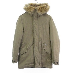 ウールリッチ WOOLRICH 美品 1402194 アークティック モッズコート 中綿ジャケット ブルゾン ライナー付 ベージュ XS