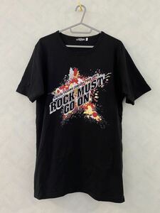 美品 矢沢永吉 CONCERT TOUR 2019 ROCK MUST GO ON Tシャツ サイズXL E.YAZAWA